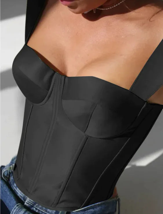 Backless Zipper Vest